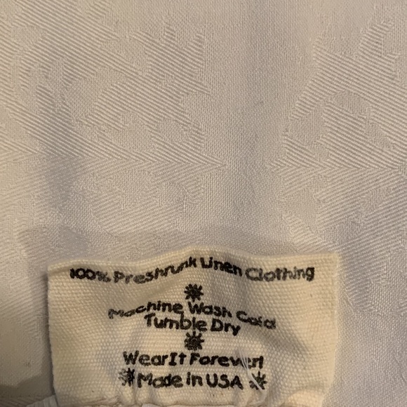 Liz & Jane Some What Funky Women 100% Stripe Drawstring Oversize Linen Pants - Picture 8 of 11